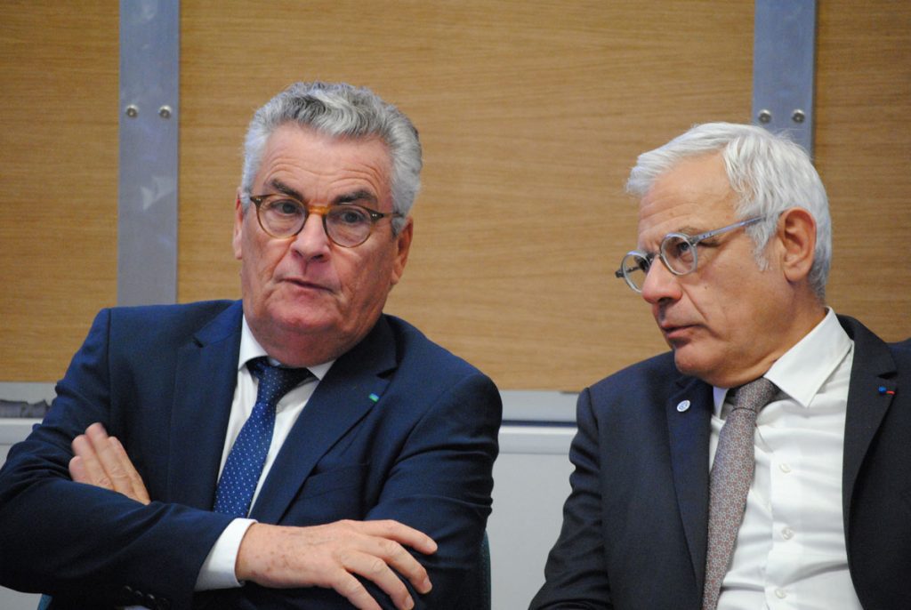 Jacques Martinet, président de la CCI Région Centre-VdL et Alain di Crescenzo, président de CCI France.