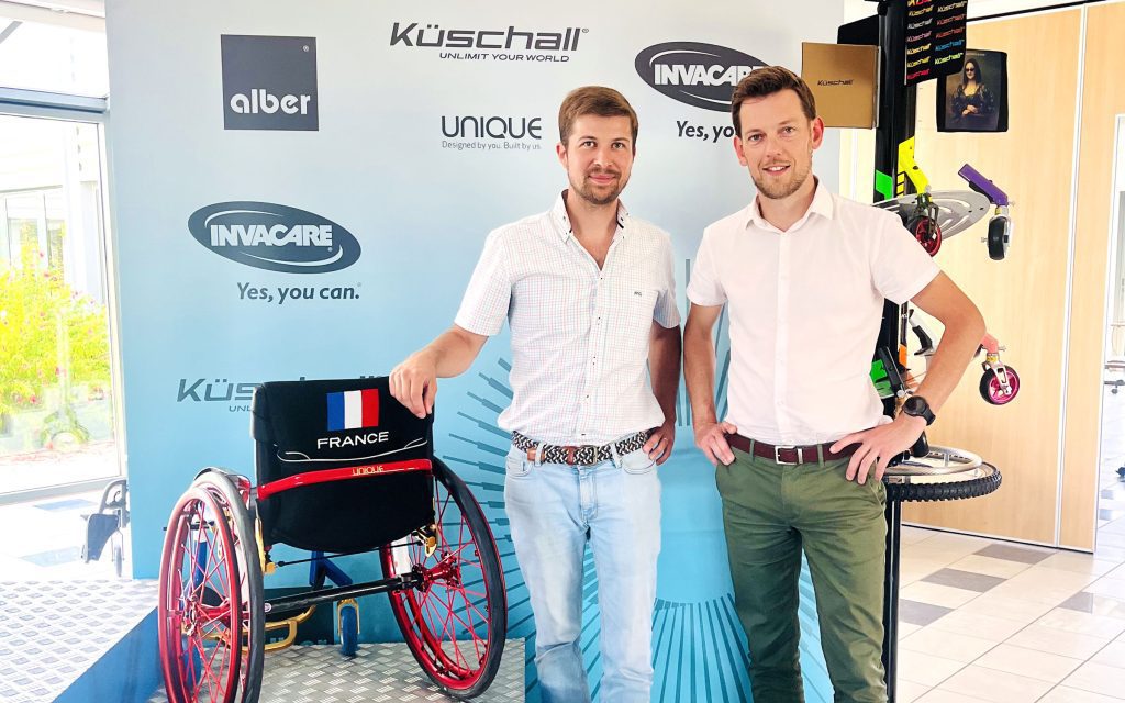 Kévin Arnoult et Benjamin Véron de la société Invacare