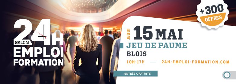 affiche 24h pour l'emploi - Blois - mai 2025