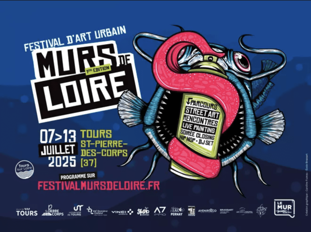 festival murs de loire tours juillet 2025