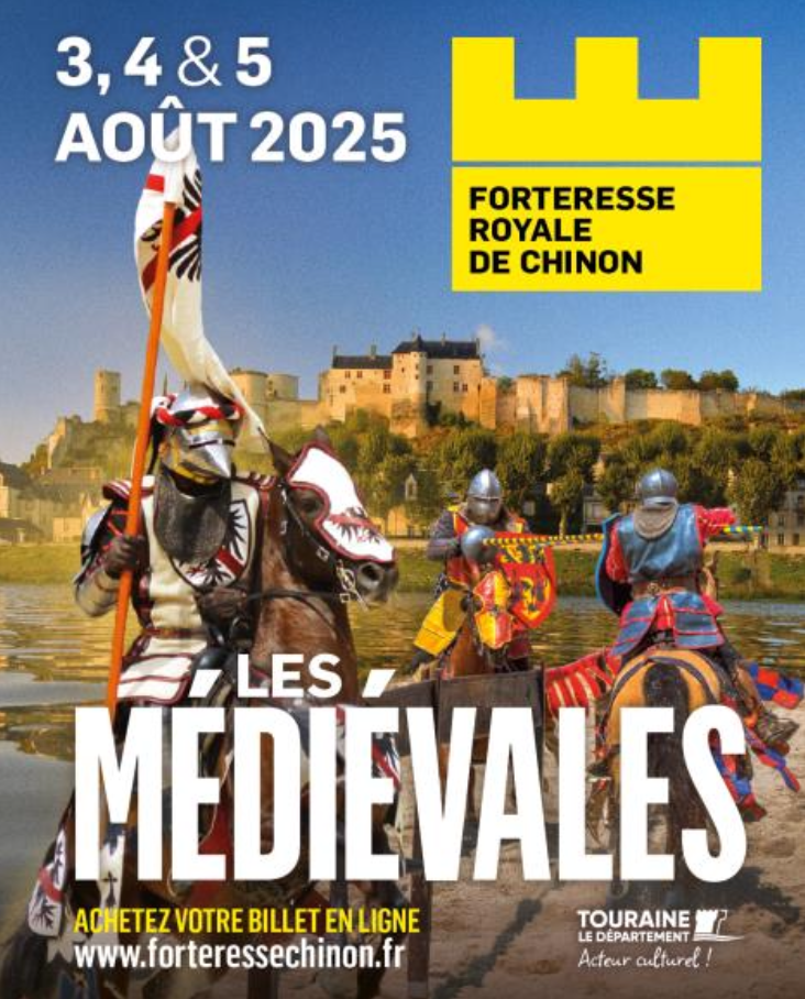Les Médiévales de Chinon 3, 4 et 5 août à la Forteresse