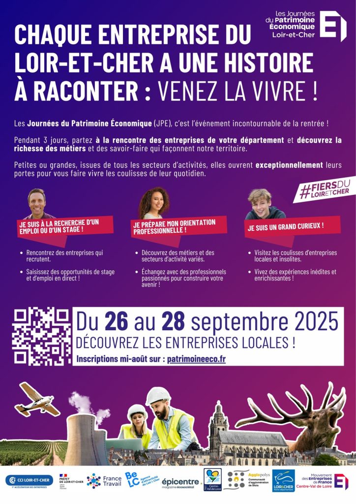Journées du Patrimoine Économique en Loir-et-Cher 2025 - medef 41