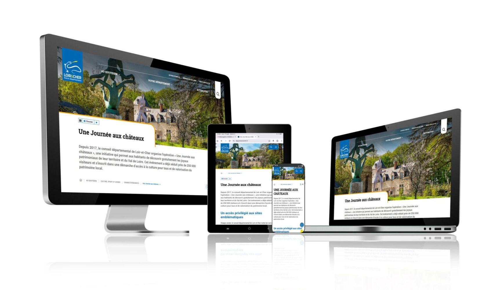 Le conseil départemental lance son nouveau site Internet, au service des Loir-et-Chériens