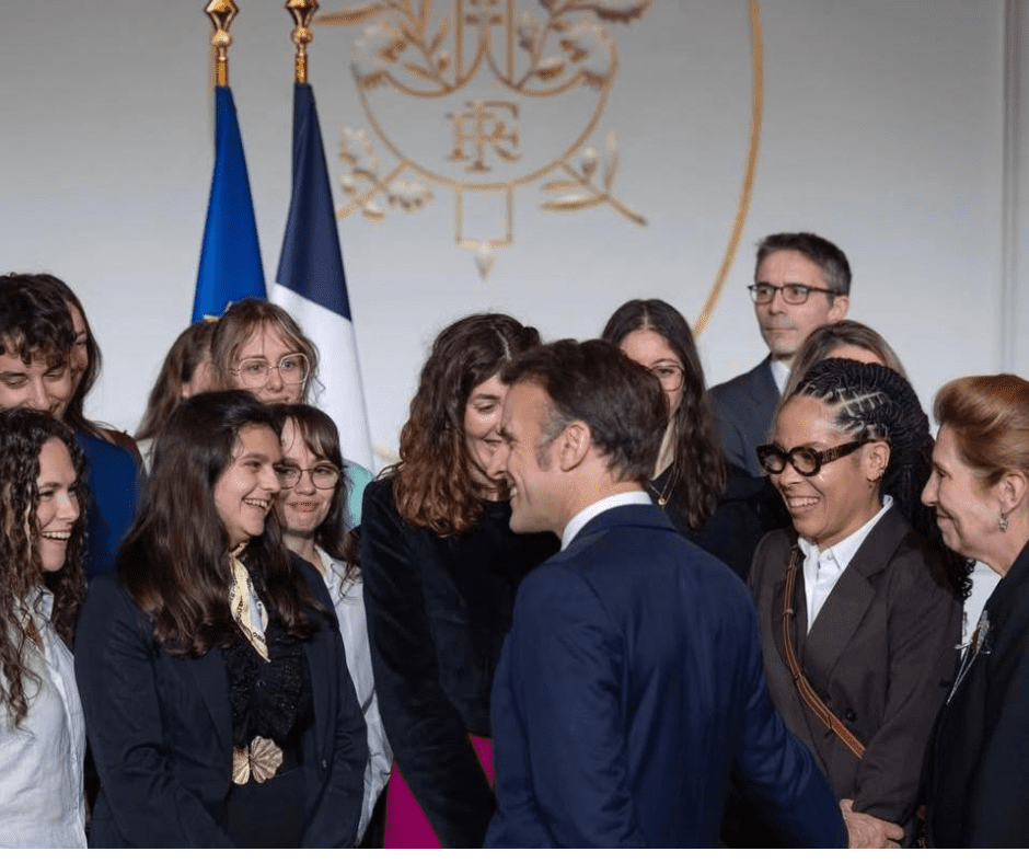 Des étudiantes de la Prépa Talents ENM de l’Université d’Orléans à l’Élysée