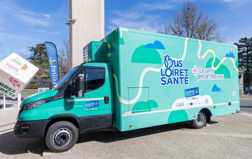 Bus Loiret Santé - Reprise des téléconsultations de médecine générale à Darvoy début avril