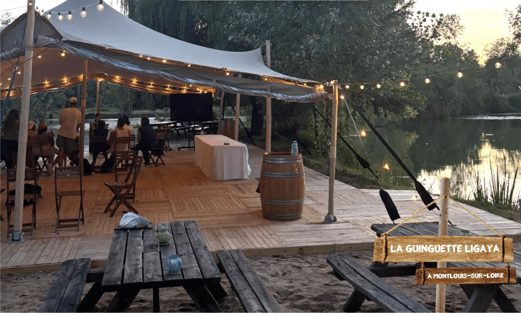 Ligaya, une nouvelle guinguette à Montlouis-sur-Loire