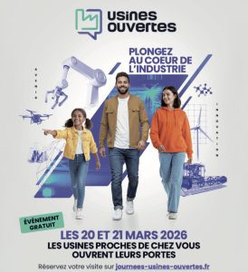 Journées usines ouvertes 2026 : l'industrie ouvre ses portes les 20 et 21 mars
