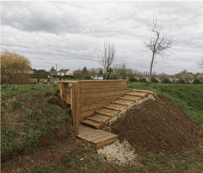 Regards sur le Val de Loire // Installation d'un mobilier au sein du secteur de la Vacquerie