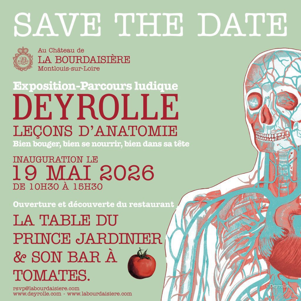 Deyrolle, leçons d'anatomie' au Château de La Bourdaisière jusqu'au 1er novembre 2026